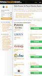 Mobile Screenshot of physicaleducationdegree.org